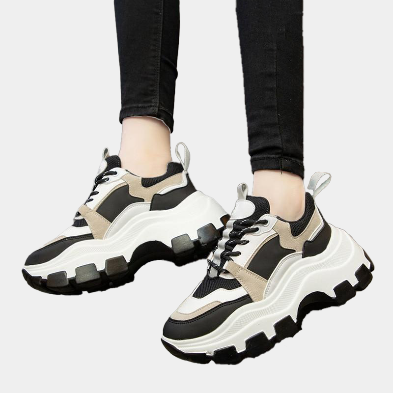 SouthBay Shoes - Chunky Lace Up Mesh Sneakers | YesStyle